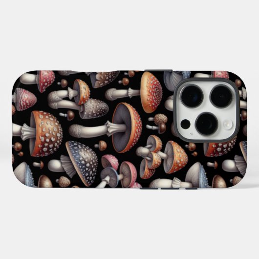Dromerige paddenstoelen Case-Mate iPhone case (Achterkant (horizontaal))