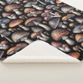 Dromerige paddenstoelen sherpa deken (3/4)