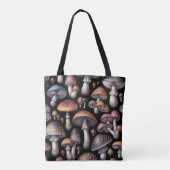Dromerige paddenstoelen tote bag (Achterkant)