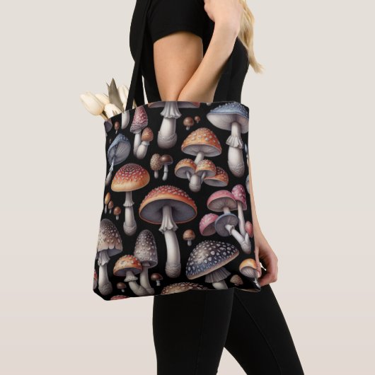 Dromerige paddenstoelen tote bag (Dichtbij)