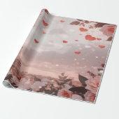 Dromerige Parijse romance: Eiffeltoren Cadeaupapier (Uitgerold)