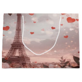 Dromerige Parijse Romance: Eiffeltoren Groot Cadeauzakje (Voorkant)