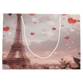 Dromerige Parijse Romance: Eiffeltoren Groot Cadeauzakje (Achterkant)