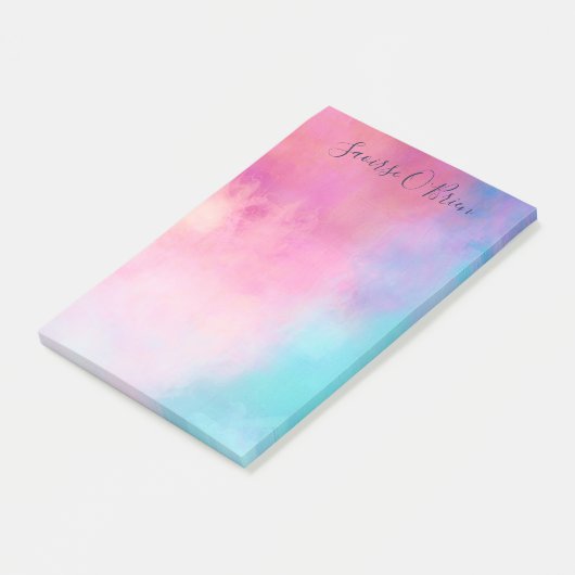 Dromerige pastel Abstract Post-it® Notes (Schuin)