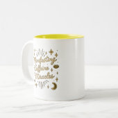 Dromerige pastel aura Mok voor koffieliefhebbers (Voorkant links)