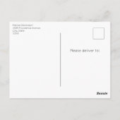 Dromerige Pastel Berglandschap Briefkaart (Achterkant)