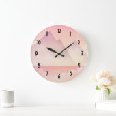 Dromerige Pastel Berglandschap Grote Klok (Huis)