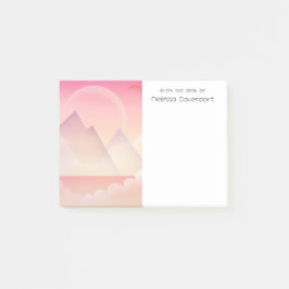 Dromerige Pastel Berglandschap Post-it® Notes