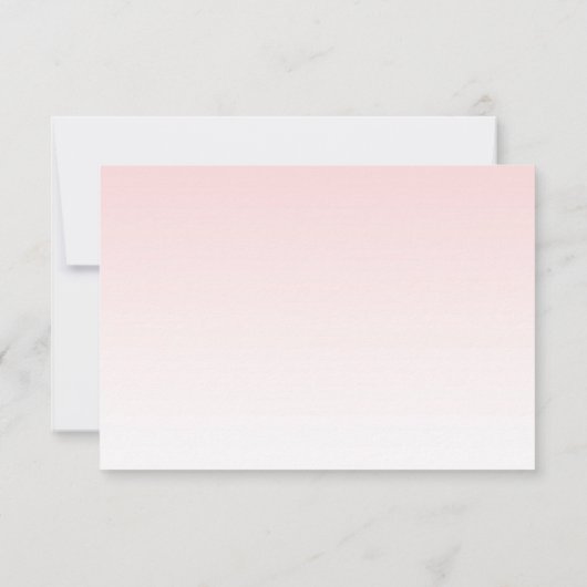 Dromerige Pastel Berglandschap RSVP Kaartje (Achterkant)