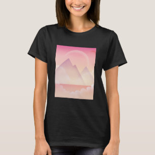 Dromerige Pastel Berglandschap T-shirt