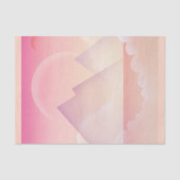 Dromerige Pastel Berglandschap