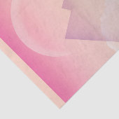 Dromerige Pastel Berglandschap Tissuepapier (Detail)