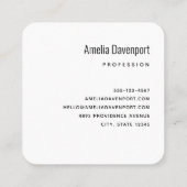 Dromerige Pastel Berglandschap Vierkante Visitekaartje (Achterkant)