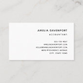 Dromerige Pastel Berglandschap Visitekaartje (Achterkant)