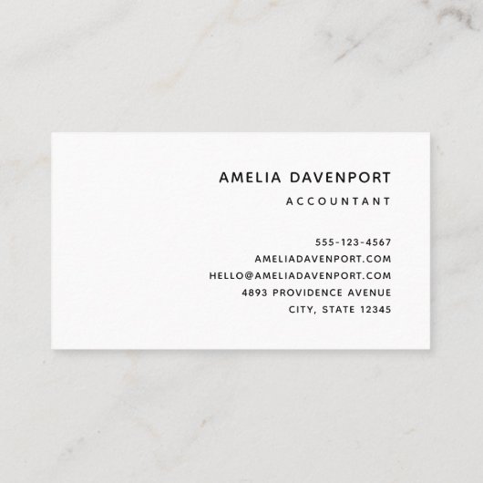 Dromerige Pastel Berglandschap Visitekaartje (Achterkant)