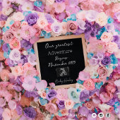 Dromerige Pastel Bloom zwangerschapsaankondiging Kaart