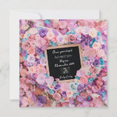 Dromerige Pastel Bloom zwangerschapsaankondiging Kaart (Voorkant)