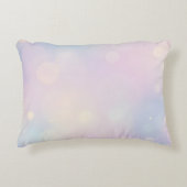 Dromerige pastel bokeh achtergrond accent kussen (Voorkant)