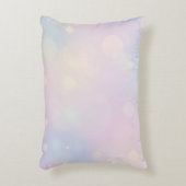 Dromerige pastel bokeh achtergrond accent kussen (Voorkant(Verticaal))