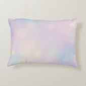 Dromerige pastel bokeh achtergrond accent kussen (Achterkant)