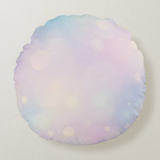 Dromerige pastel bokeh achtergrond rond kussen