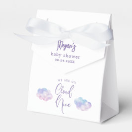 dromerige pastel cloud negen meisje Baby shower Bedankdoosjes