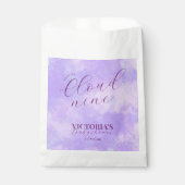 Dromerige Pastel Cloud Nine Baby shower Bedankzakje (Voorkant)