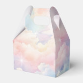 Dromerige Pastel Cloud Nine Bruiloftsborrel  Bedankdoosjes (Achterkant)