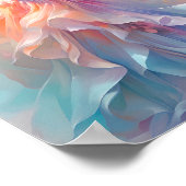 Dromerige Pastel Couture Jurk Kunst Poster (Hoek)