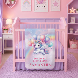 Dromerige Pastel Eenhoorn Magische Dag Babydeken G Fleece Deken