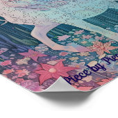 Dromerige Pastel Eenhoorn Puzzel Poster (Hoek)