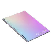 Dromerige Pastel Esthetische Spiraal Notebook Notitieboek (Rechterzijde)