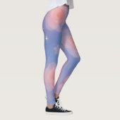 Dromerige Pastel Galaxy Kunst Leggings (Rechts)
