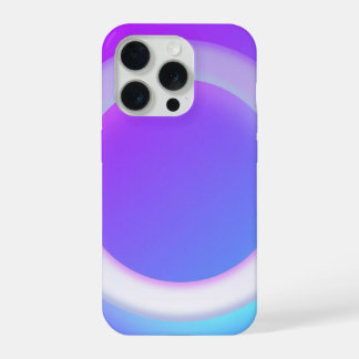 Dromerige Pastel Gloei Ring Telefoon Sticker iPhone 15 Pro Case