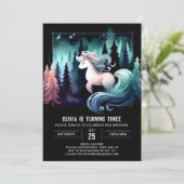 Dromerige Pastel Horse Verjaardag Kaart (Staand voorkant)