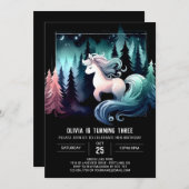 Dromerige Pastel Horse Verjaardag Kaart (Voorkant / Achterkant)