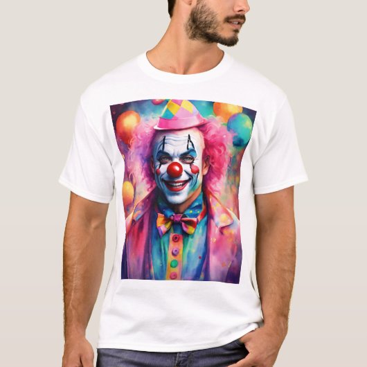 Dromerige pastel Joe Rogan de mystieke clown - Een T-shirt (Voorkant)