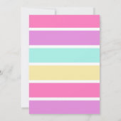 Dromerige Pastel Mint Party Kaart (Achterkant)