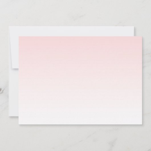 Dromerige Pastel Mountain Landscape Bruiloft Save The Date (Achterkant)