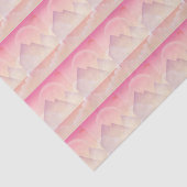 Dromerige Pastel Mountain Landscape Patroon Tissuepapier (Detail)