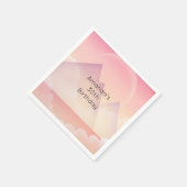 Dromerige Pastel Mountain Landschap Verjaardag Servet (Hoek)