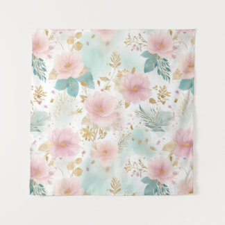 Dromerige Pastel Muurkunst Vrouw Wandkleed