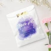 dromerige pastel sky splash business dank u gunst bedankzakje (Gezegeld)