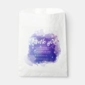 dromerige pastel sky splash business dank u gunst bedankzakje (Voorkant)