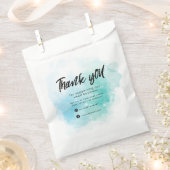 dromerige pastel sky splash business dank u gunst bedankzakje (Geknipt)