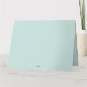 Dromerige Pastel vuurtoren bij het Zee Bedankkaart (Achterkant)