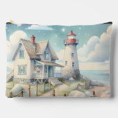 Dromerige Pastel vuurtoren bij het Zee Etui (Voorkant)