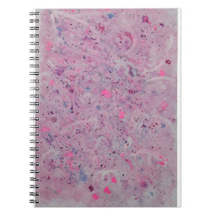 Dromerige Pastel Waterverf Abstract Notitieboek