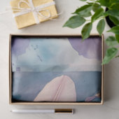 Dromerige pastelbloemige kunst met lelies en zacht tissuepapier (Geschenk)