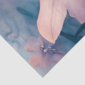 Dromerige pastelbloemige kunst met lelies en zacht tissuepapier (Detail)